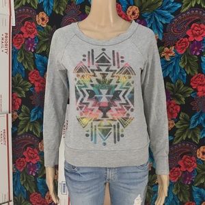 WOMEN’S KITTY CAT SHIRT LONG SLEEVE TOP SIZE XS LIGHTWEIGHT PULLOVER XSMALL